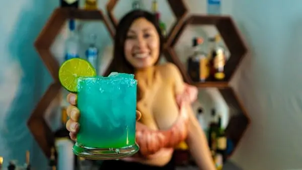 Blue Margarita Cocktail