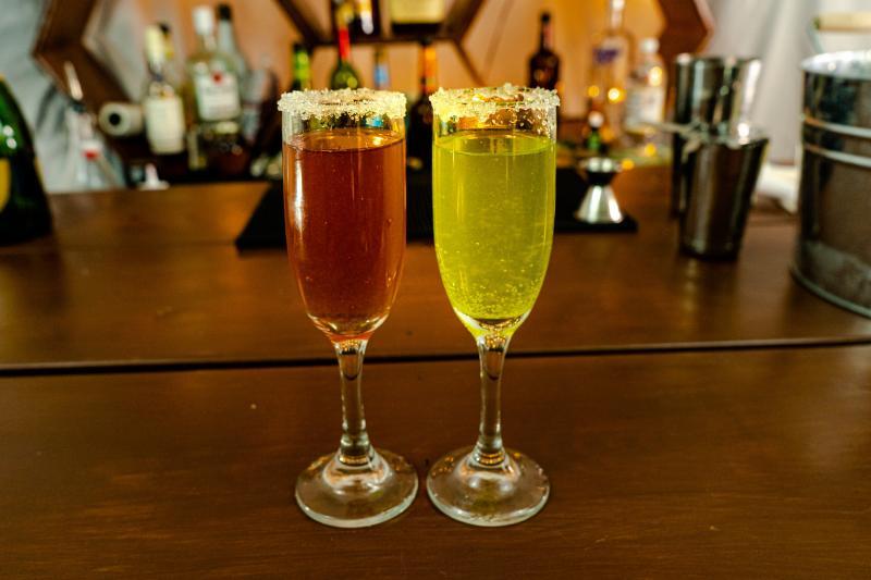 New Year's Pop and Fizz Mimosa and Mimosarita | Party Shakers