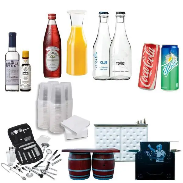 Bar Bundle Premium | pop up bar rentals and bartending services by Party Shakers