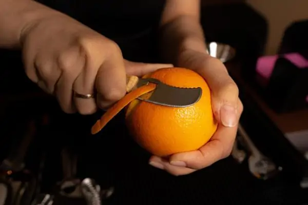 Fruit Twist knife is a unique tool that helps bartenders to make nice fruit cuts