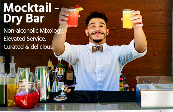 Mocktail Service | Party Shakers Bartending Service | Non-alcoholic open bar